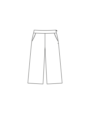 Linen Trousers 412 | Burda Curvy 02/23
