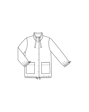 Jersey Jacket 414 | Burda Curvy 02/23